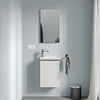 Guest toilet bathroom furniture set TIM 40 cm with washbasin