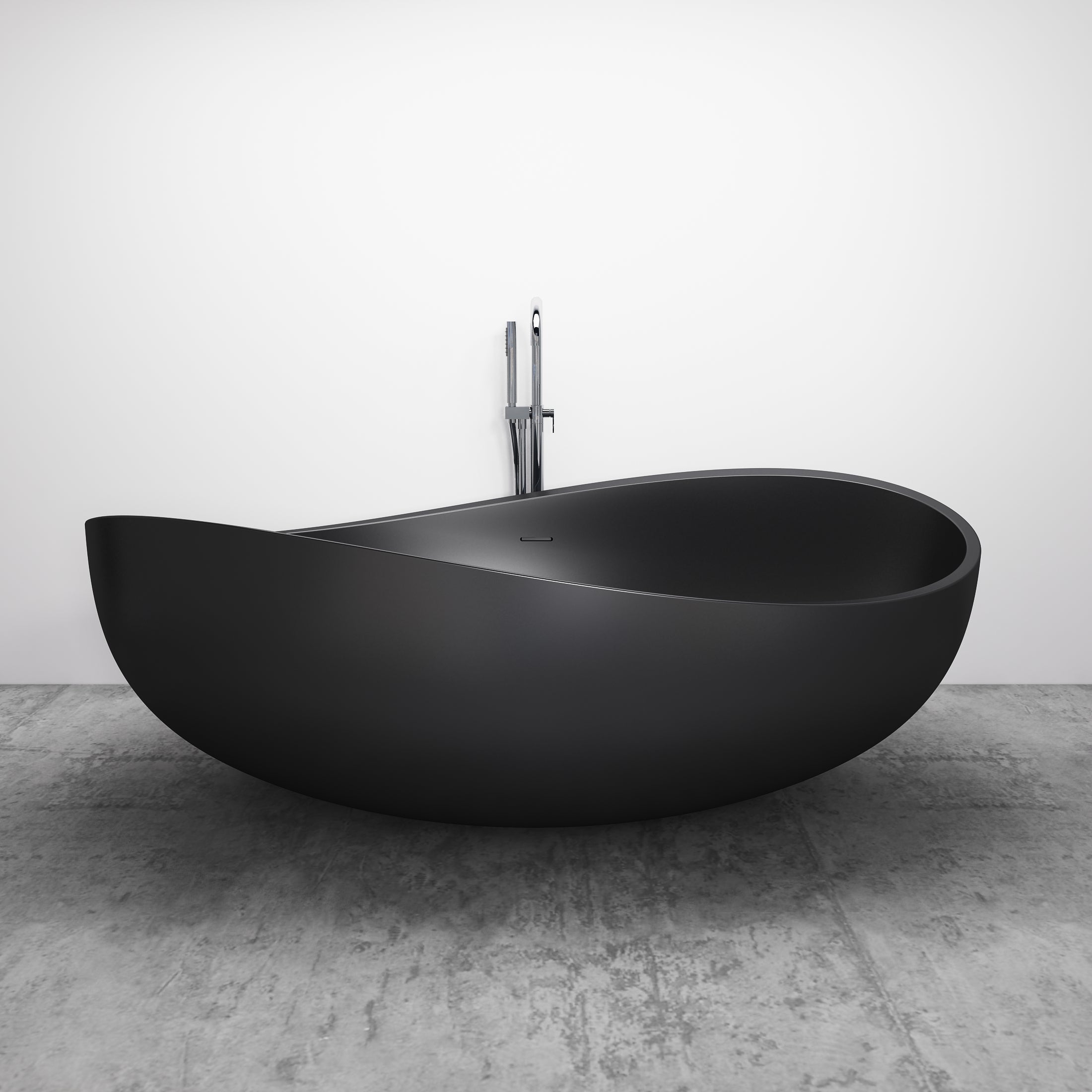 Freestanding bathtub WAVE STONE