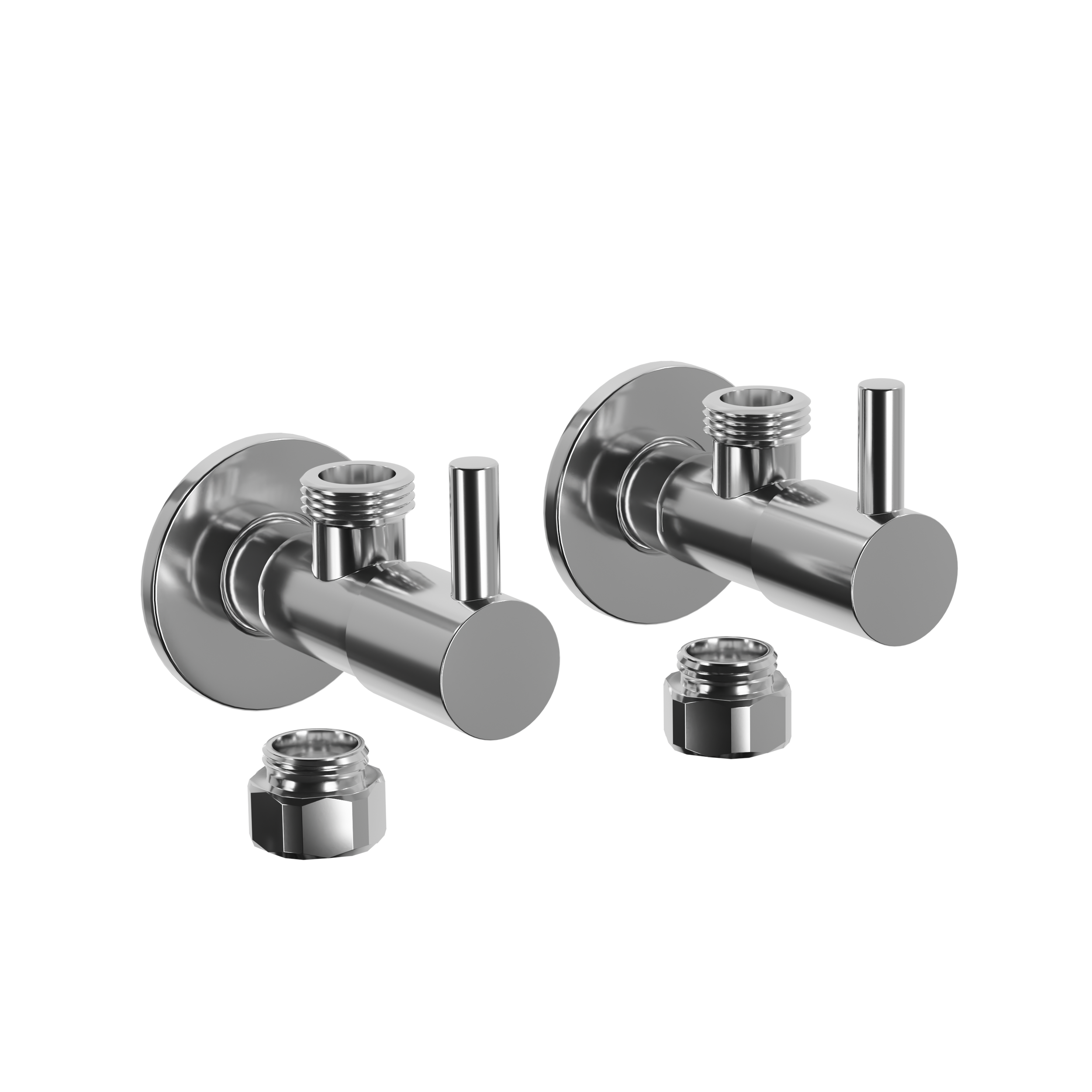 Design angle valve 2-pack