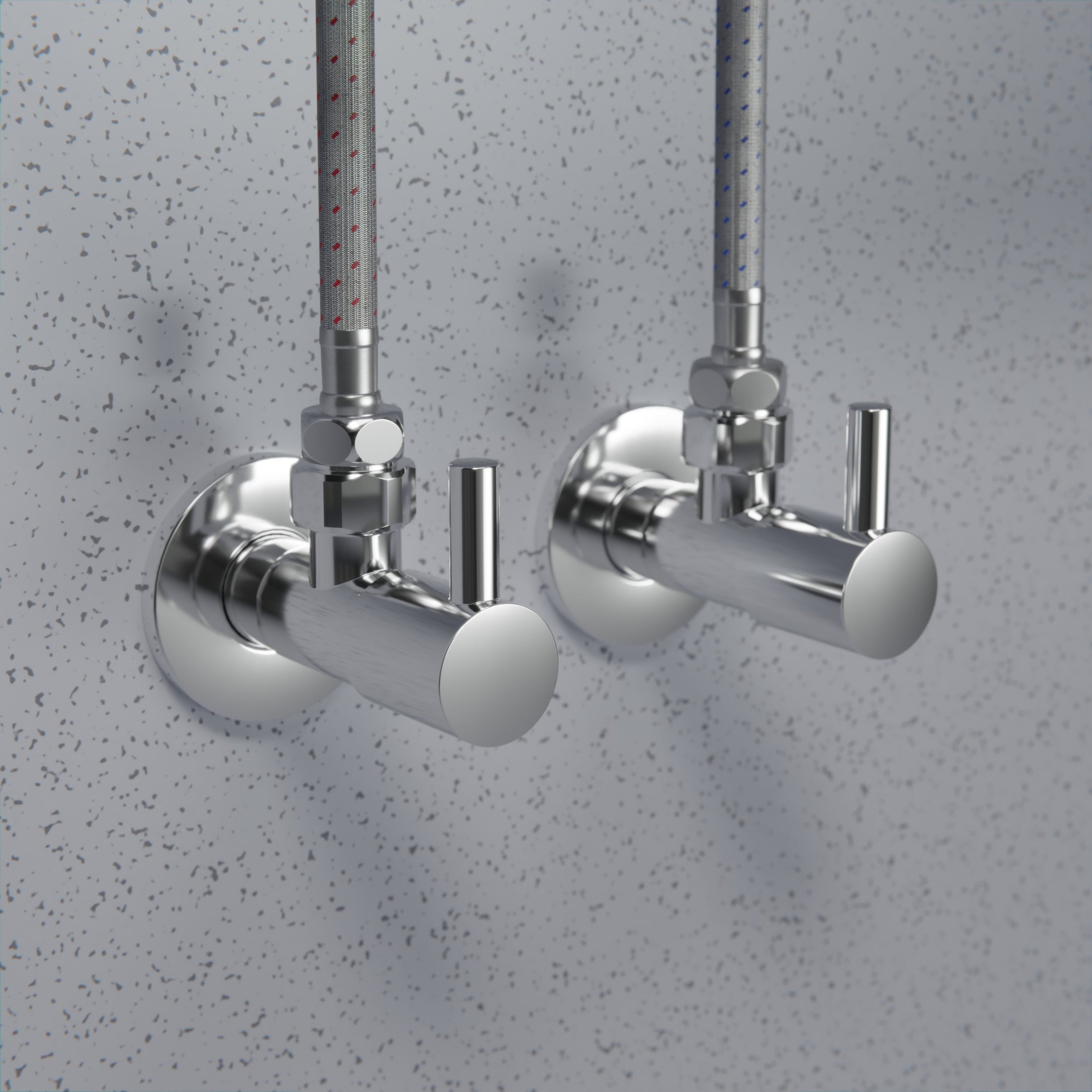 Design angle valve 2-pack