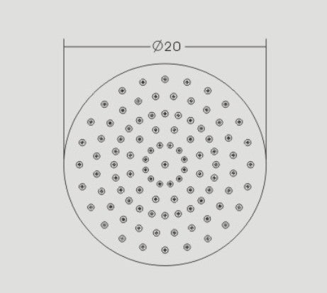 Round Shower Head DPG2025