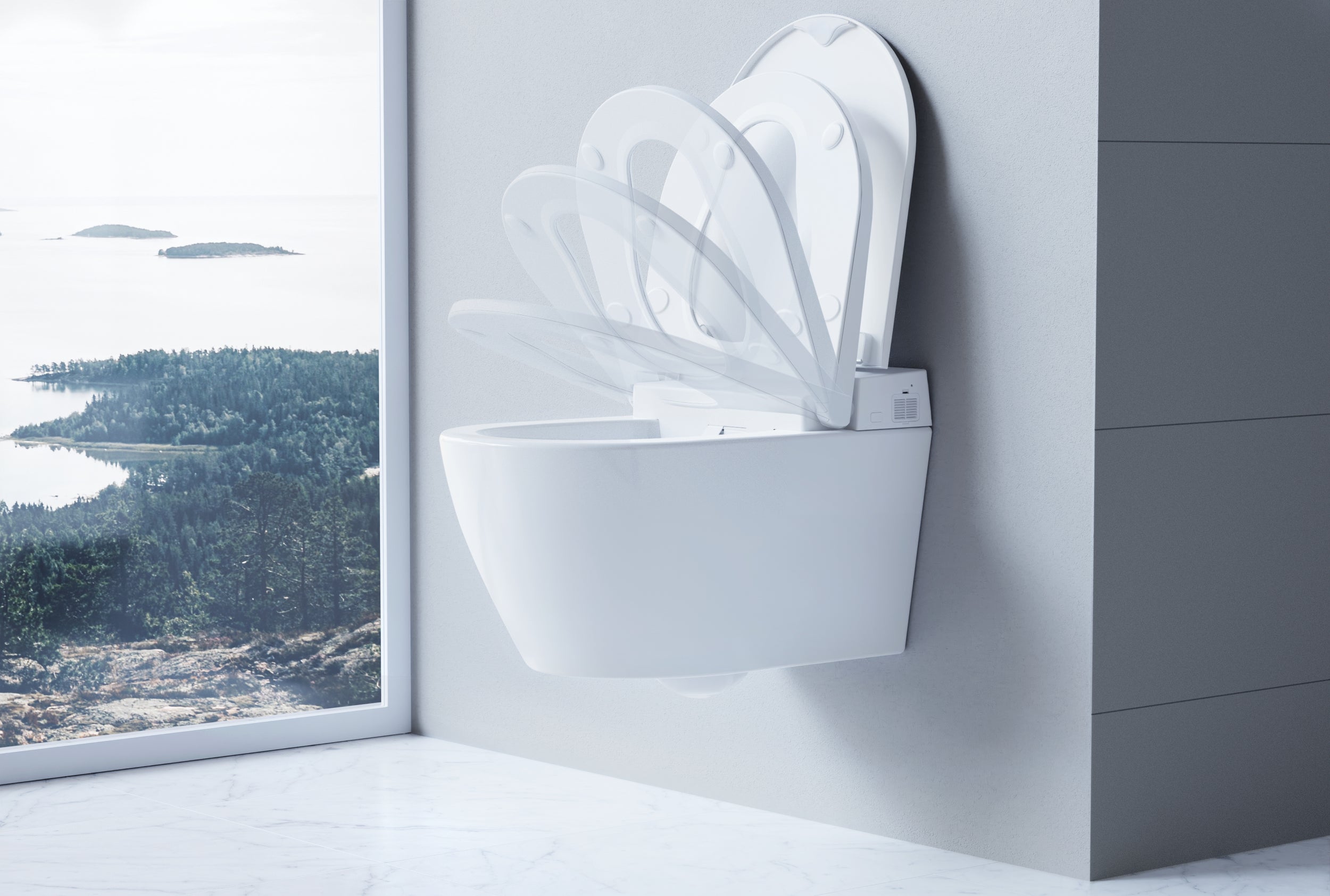 Shower toilet 540 PRO White