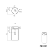Freestanding washbasin PB2021