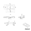 Mineral cast wall-mounted washbasin PB2049