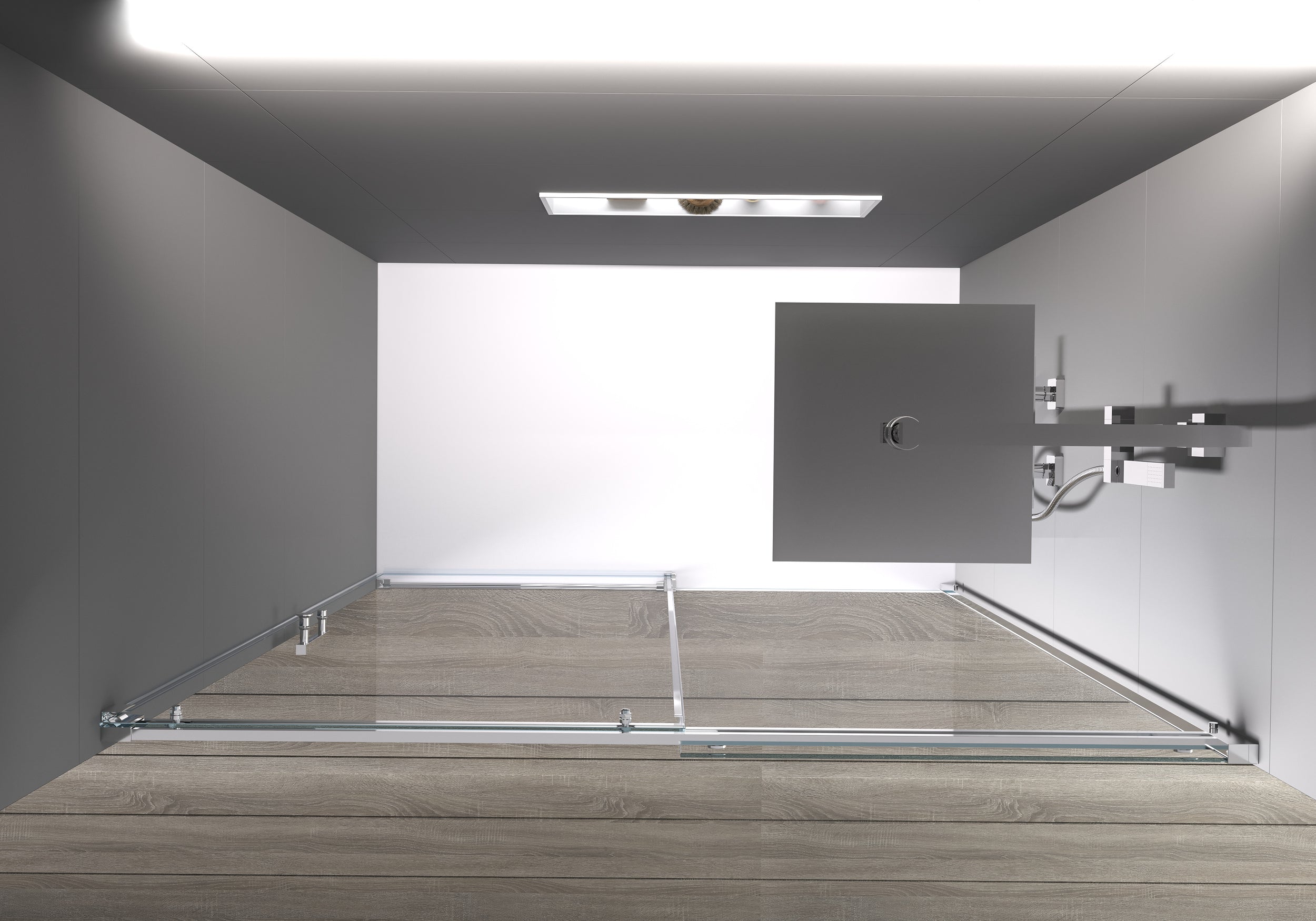 Recess shower with sliding door DX806A FLEX