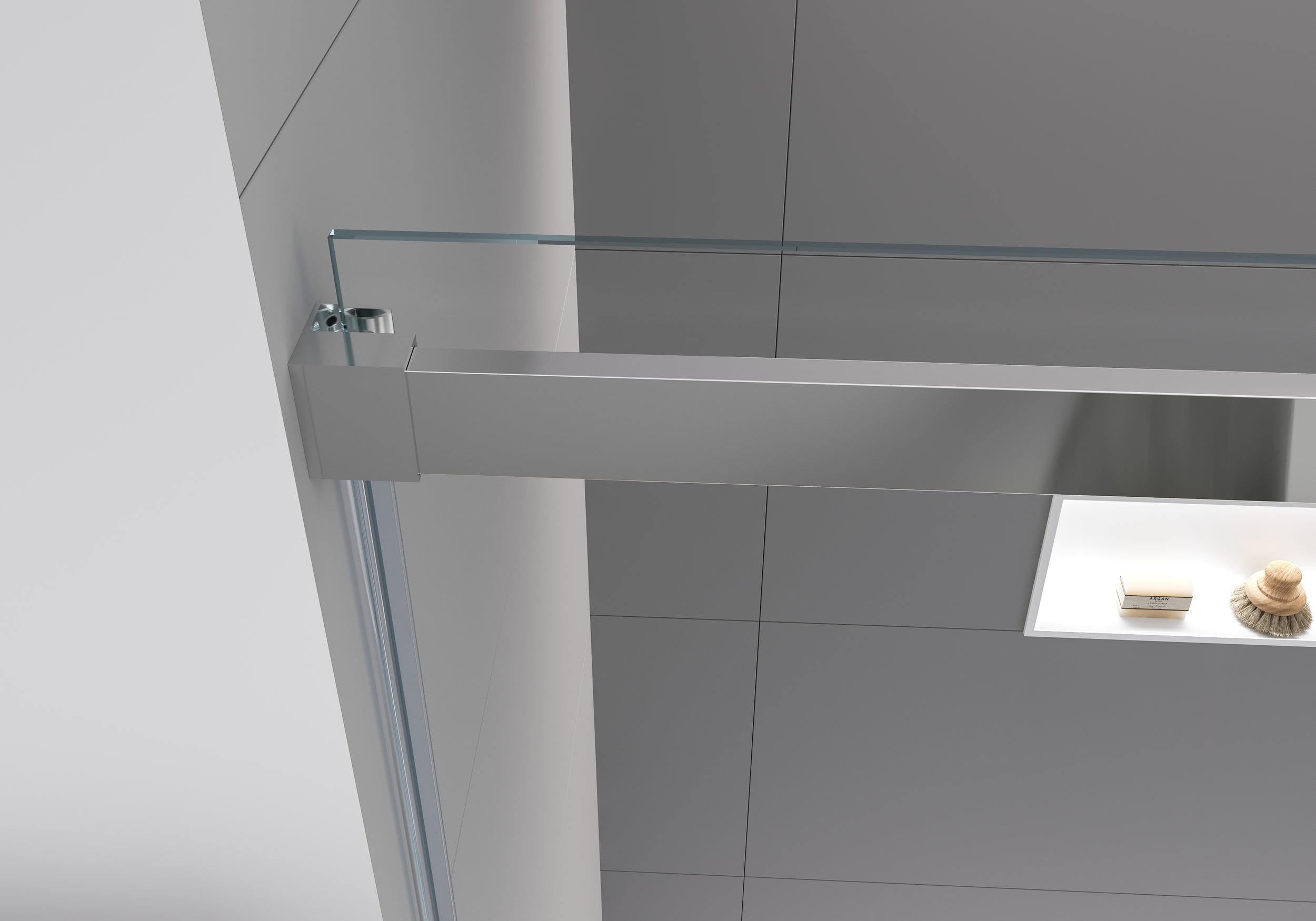 Recess shower with sliding door DX806A FLEX