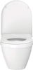 Duravit Universal Toilet Seat with Soft-Close Mechanism in White for Starck 3