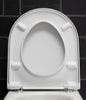 Duravit Universal Toilet Seat with Soft-Close Mechanism in White for Starck 3