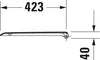 Duravit universal toilet seat with soft-close mechanism for D-Code