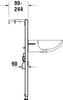 DuraSystem washbasin element, standard