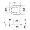 Duravit Univavo Universal WC Seat with Soft-Close, Round