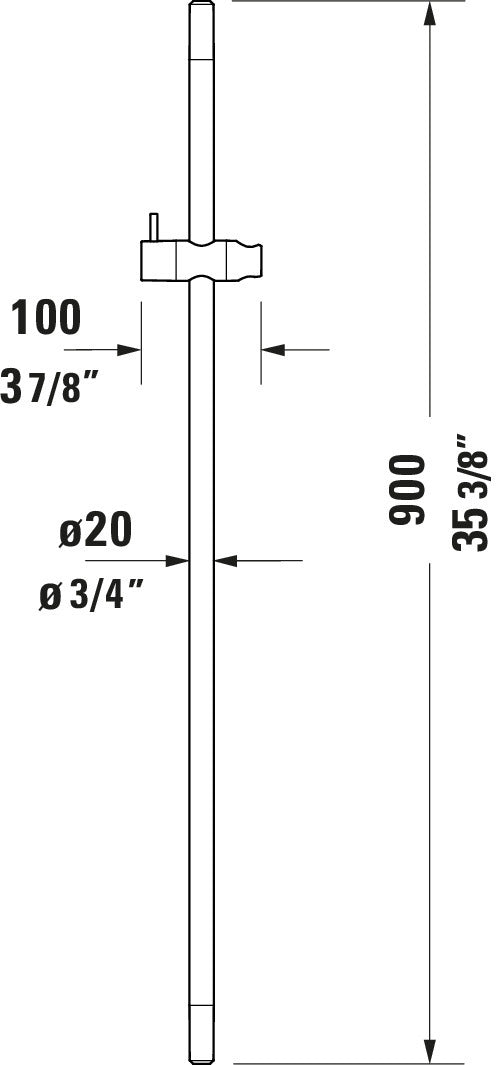 Duravit Universal shower rail