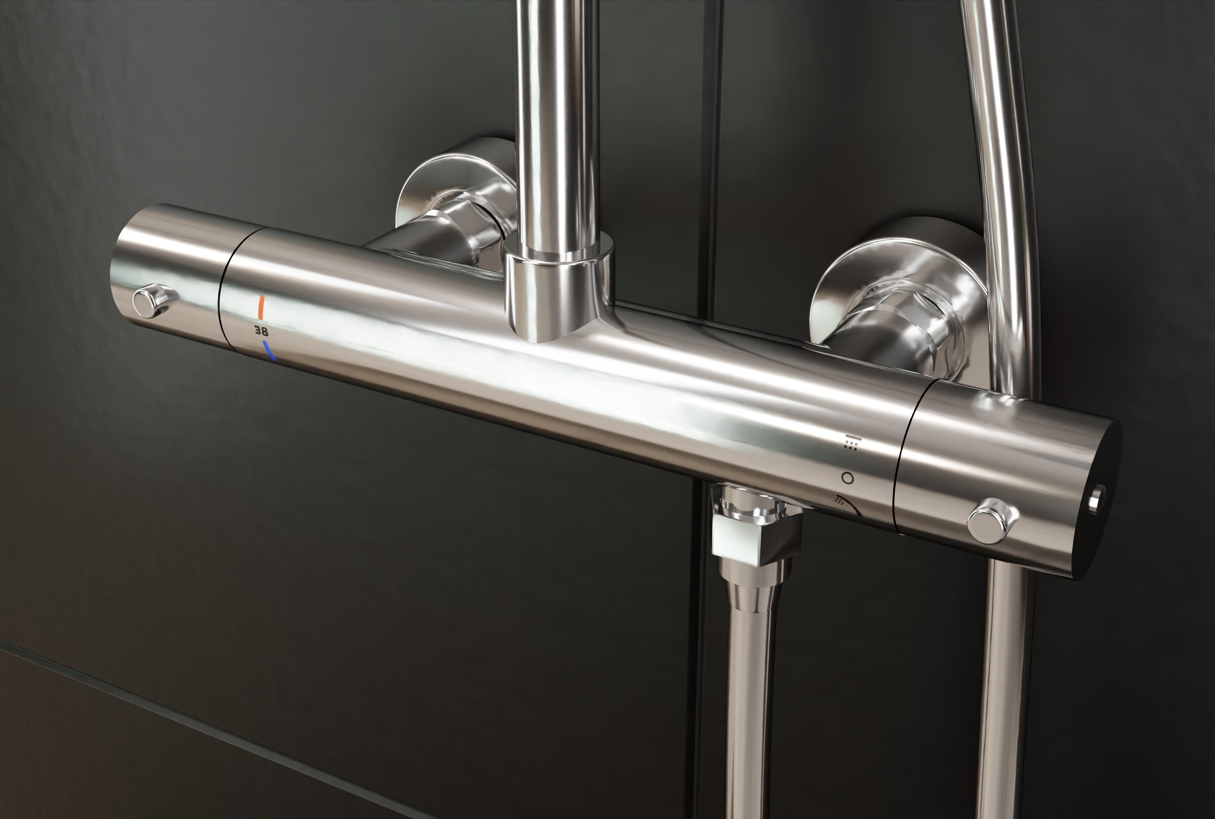 Design shower column thermostat 4011 BASIC