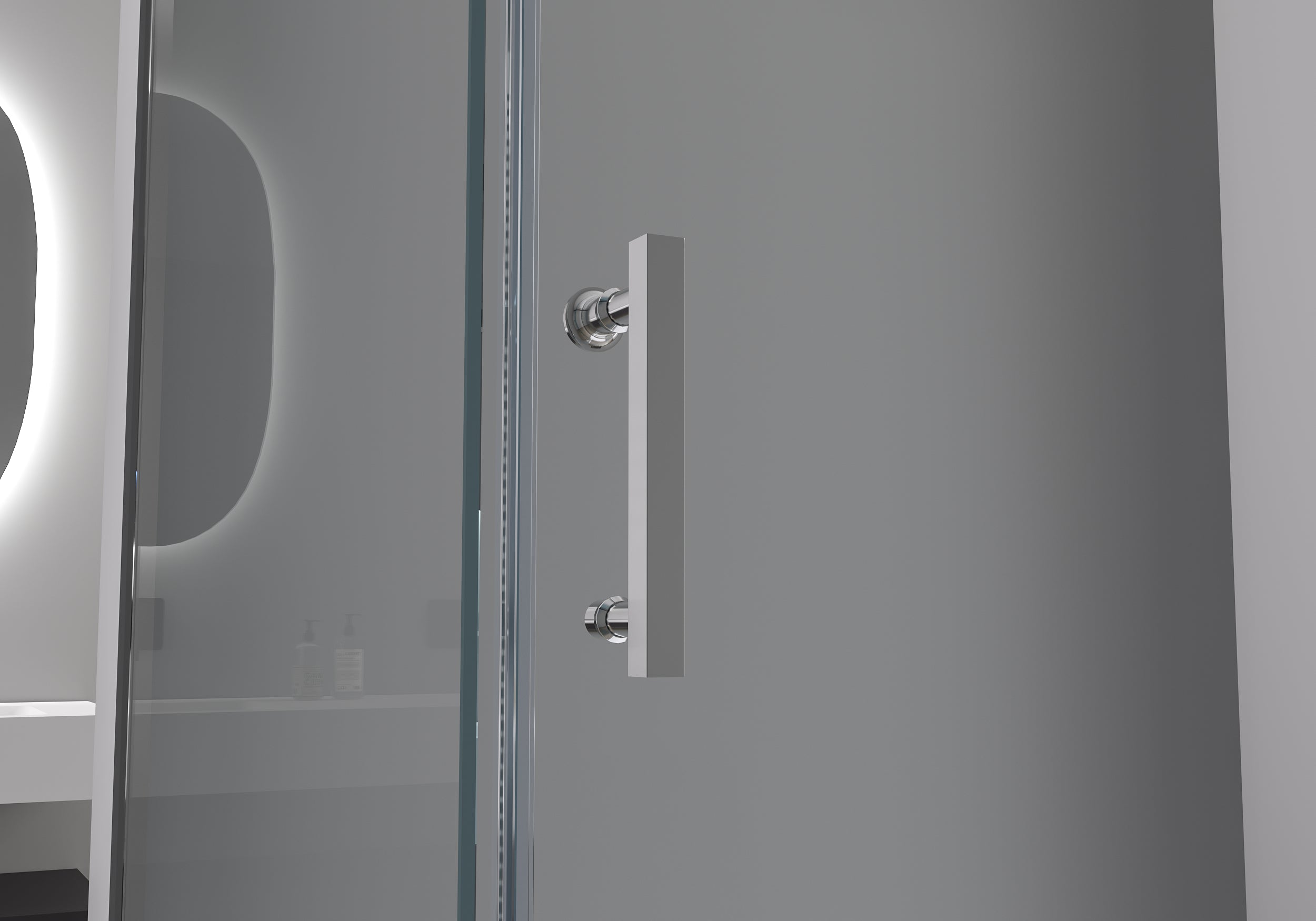 Shower enclosure with sliding door EX806