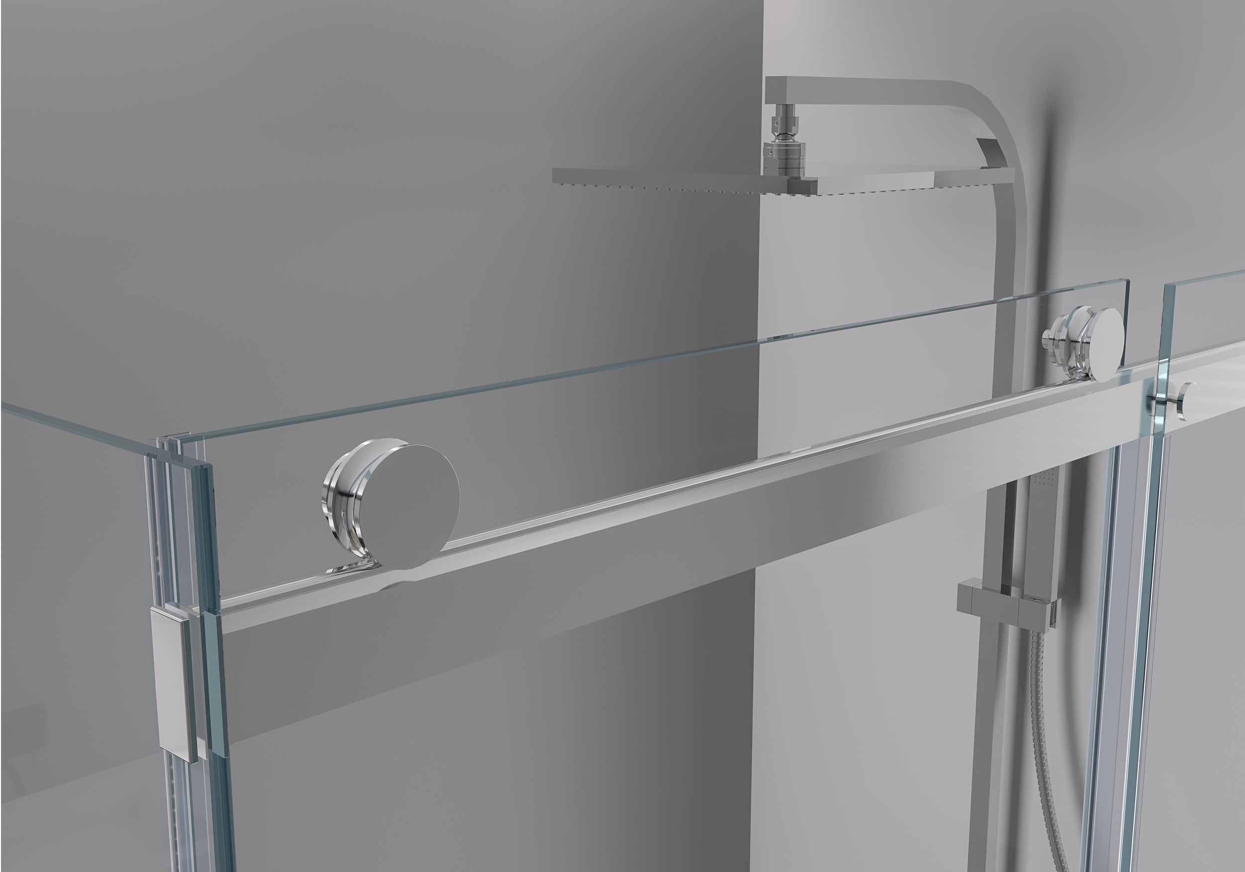 Shower enclosure with sliding door EX806