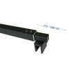 Stabilisation bar telescopic flexible