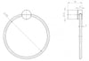 Towel ring SDVHR