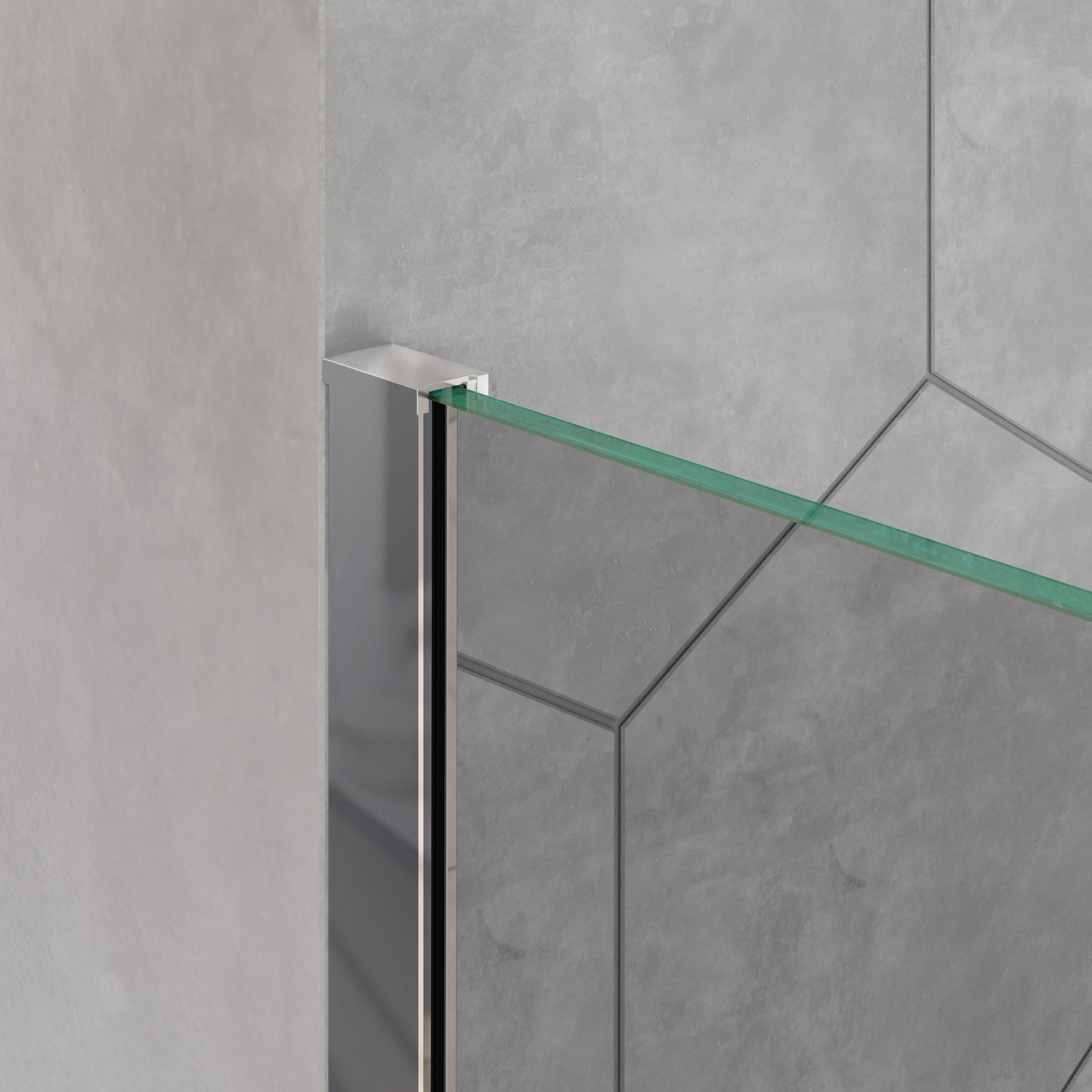 Shower enclosure Walk-In Nano Shower EX101