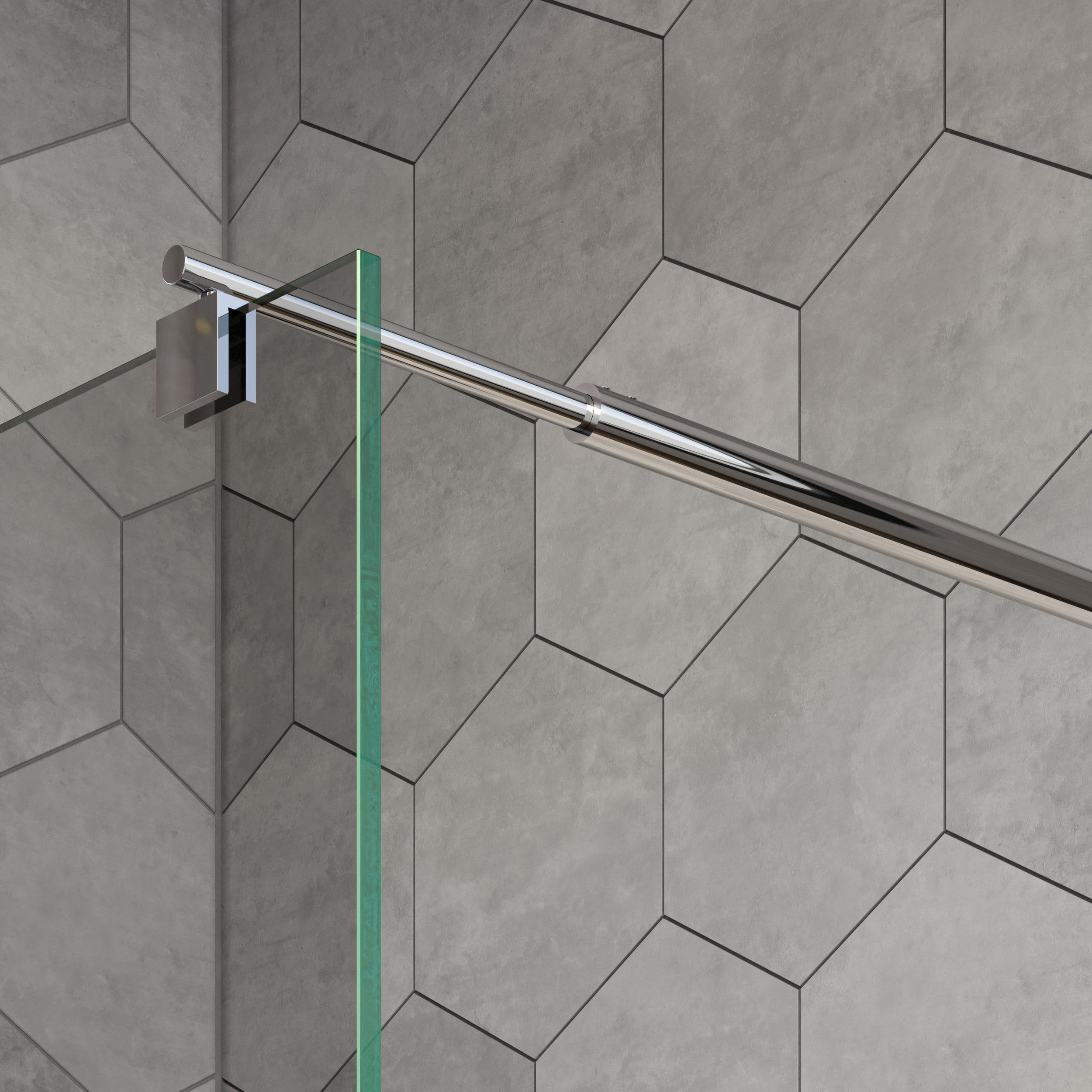 Shower enclosure Walk-In Nano Shower EX101