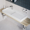 TWG222 wall-mounted washbasin in mineral cast