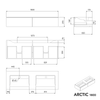 Vanity unit ARCTIC 1800