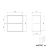 Wall shelf ARCTIC 480