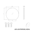 LED light mirror BOVA 2.0