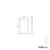 Bathroom furniture set VIREO 40 cm with washbasin