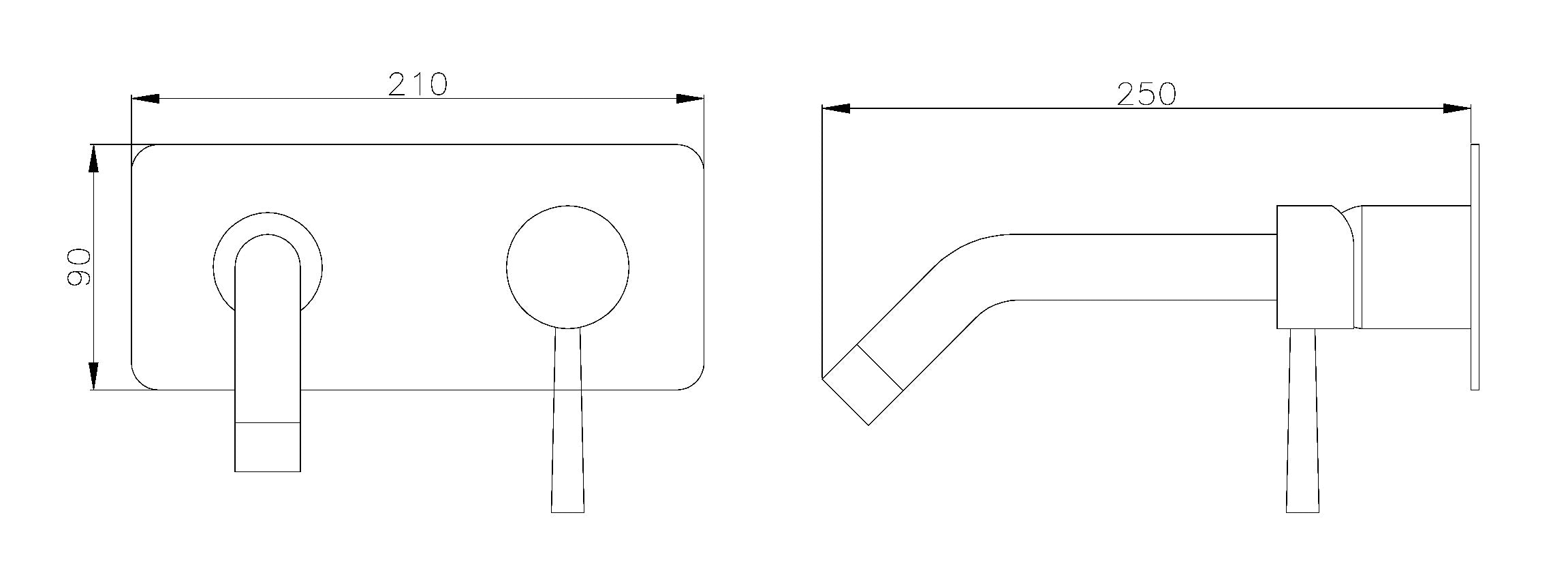 Washbasin mixer XX0539B