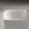 Freestanding space-saving bathtub NORA CORNER