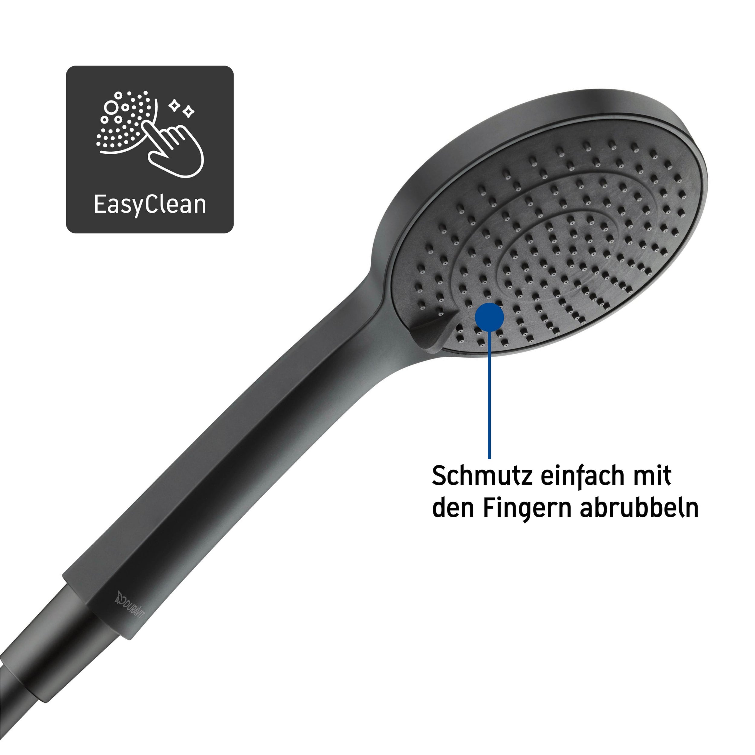 Duravit Tulum concealed shower mixer with shower head