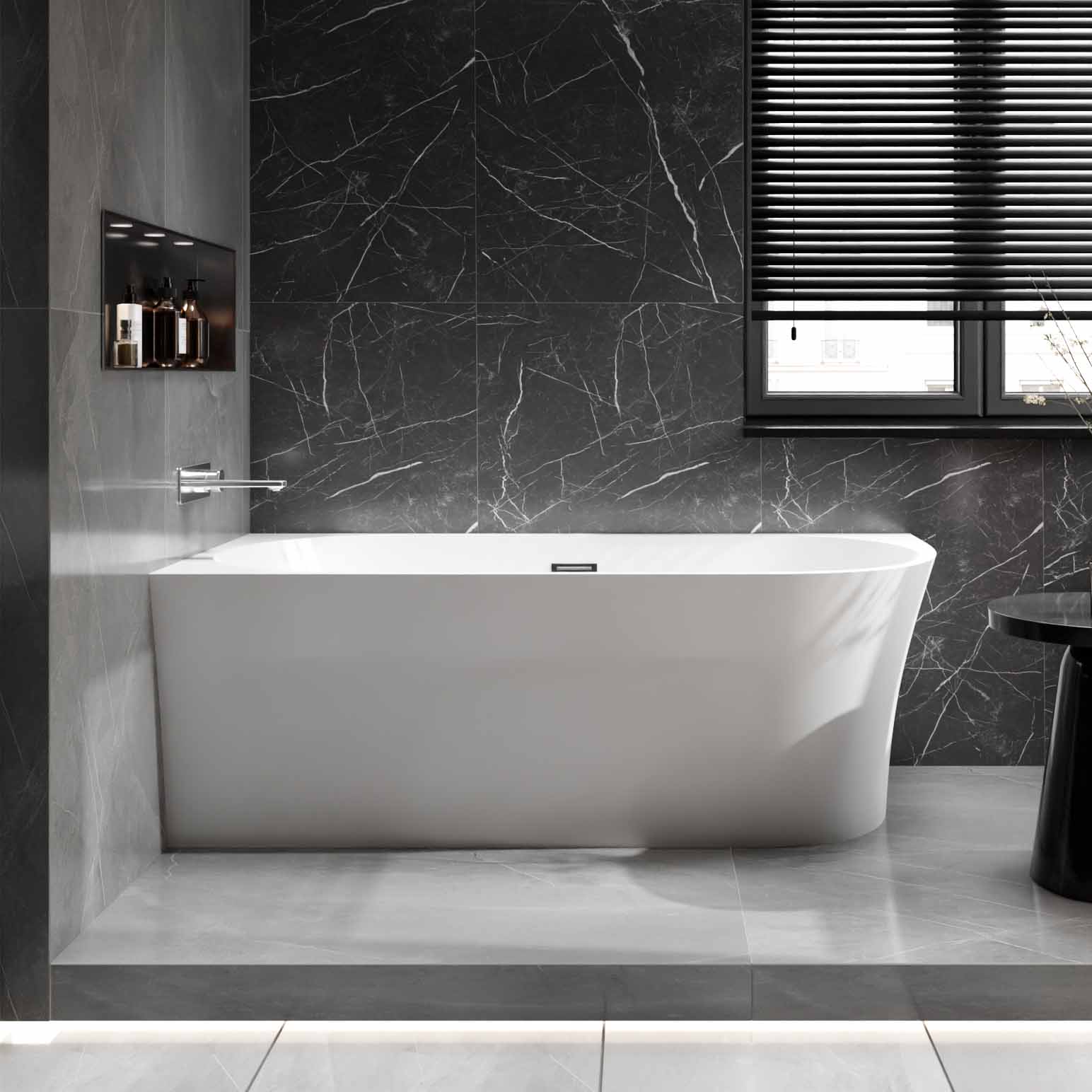 Corner bath NOVA CORNER acrylic