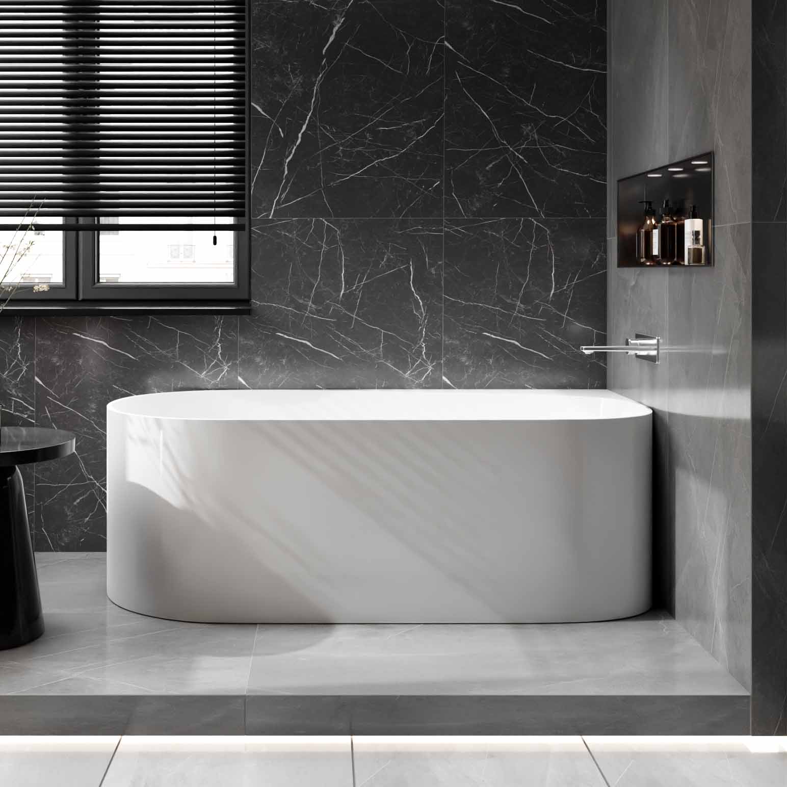 Freestanding bathtub ONDA CORNER