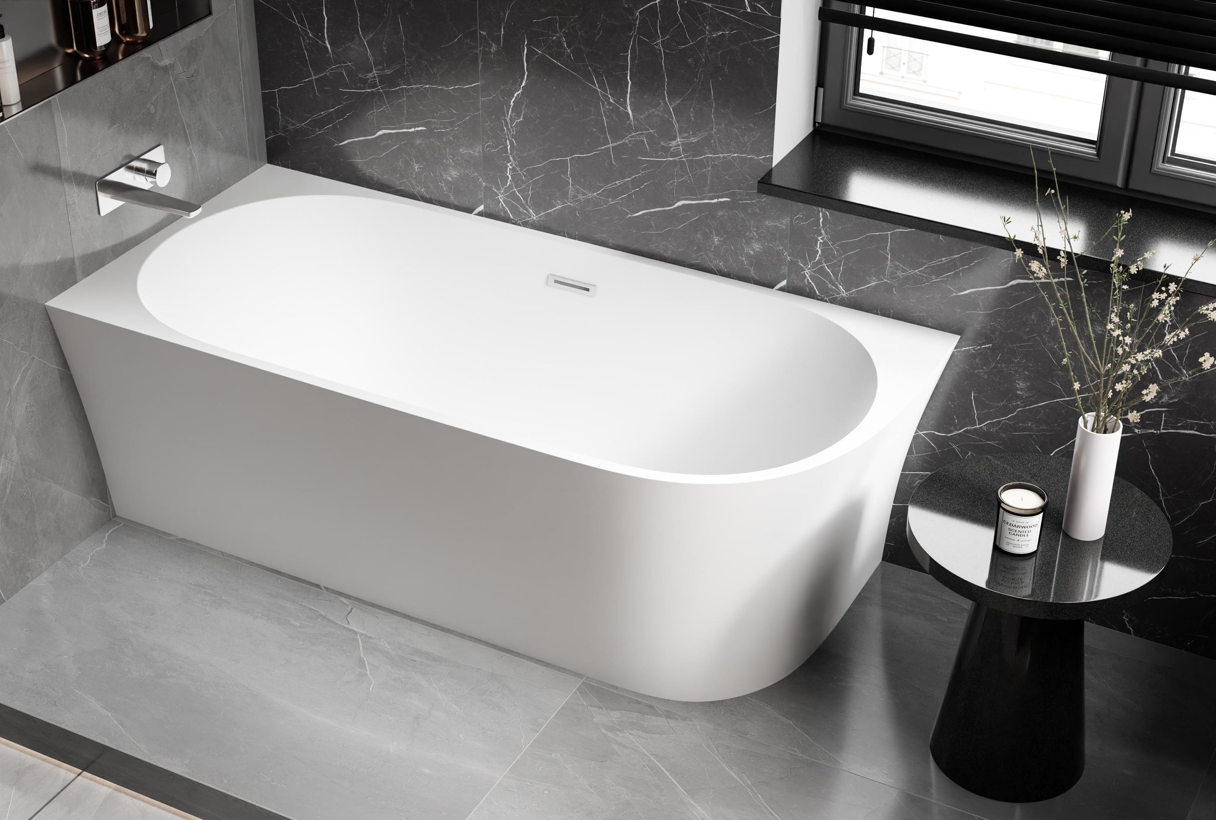 Corner bath NOVA CORNER acrylic