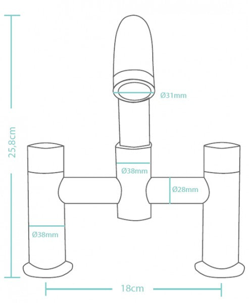 Roman Dietsche bath mixer NEISSE