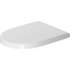 Duravit Universal Toilet Seat with Soft-Close Mechanism in White for Starck 3