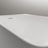 Freestanding space-saving bathtub NORA CORNER