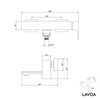 LAVOA bath mixer