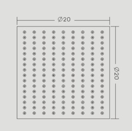 Rain shower head DPG2023