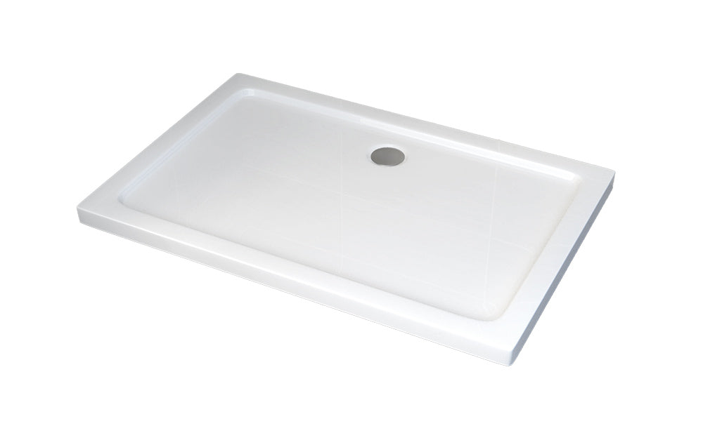 Shower tray rectangular acrylic