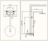 Design shower column thermostat 4011 BASIC