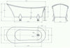 Freestanding bathtub PARIS