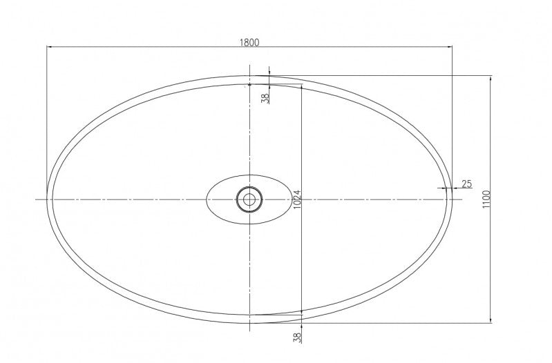 Freestanding bathtub WAVE STONE