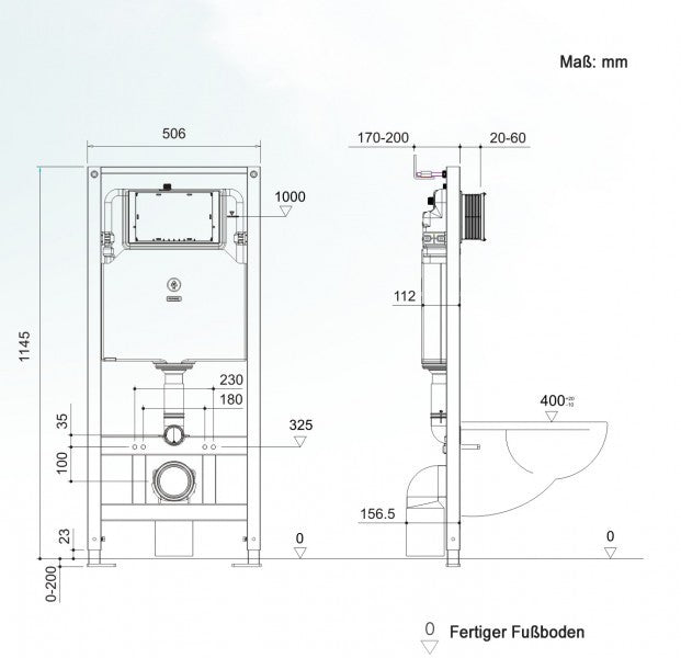 WC complete package 43: WC B-8030R Black