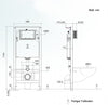 WC complete package 43: WC B-8030R Black