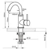 Sink faucet 1434C-23