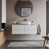 Vanity unit ARCTIC 1200 White Softtouch for countertop washbasin 