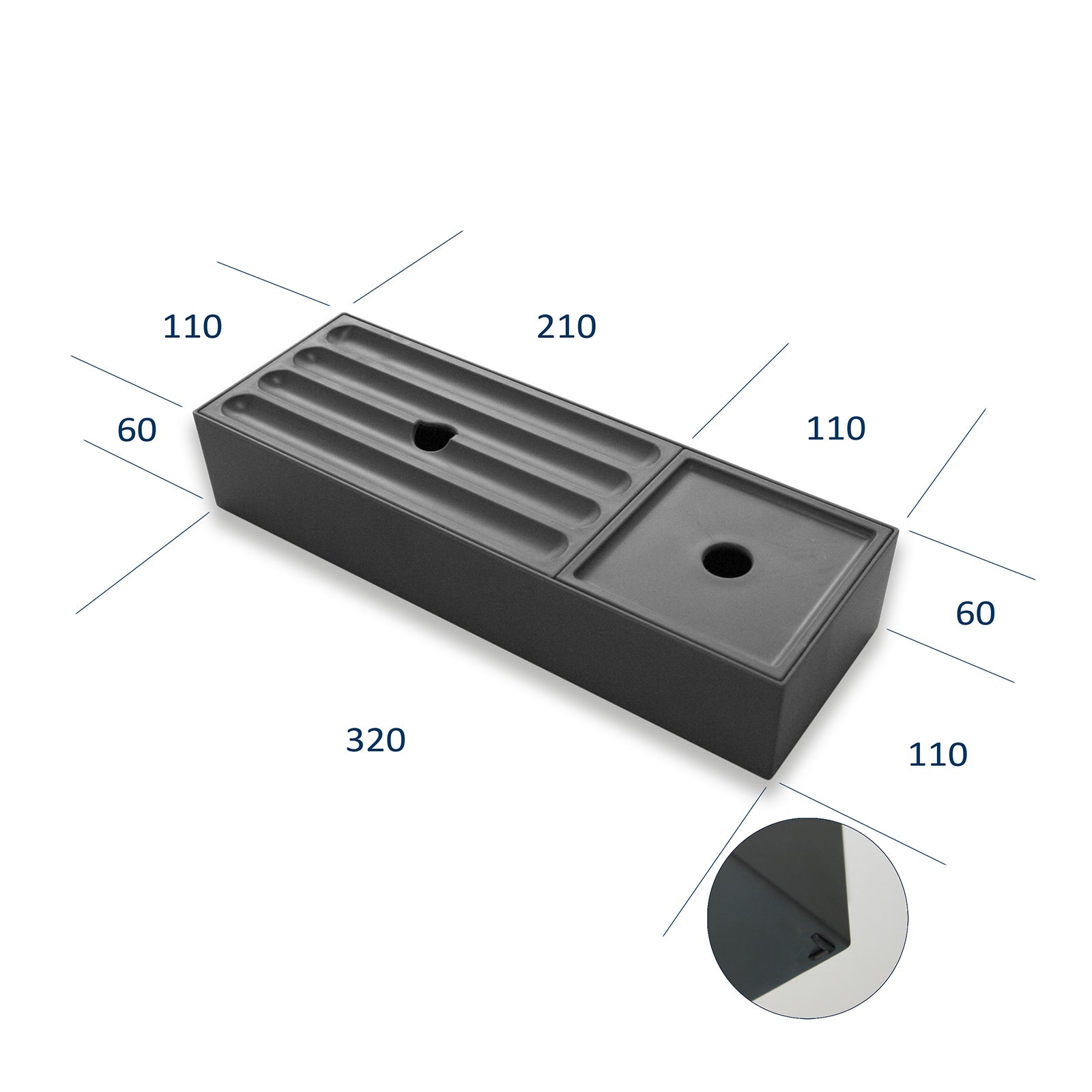 Drawer insert cosmetics insert COMBI