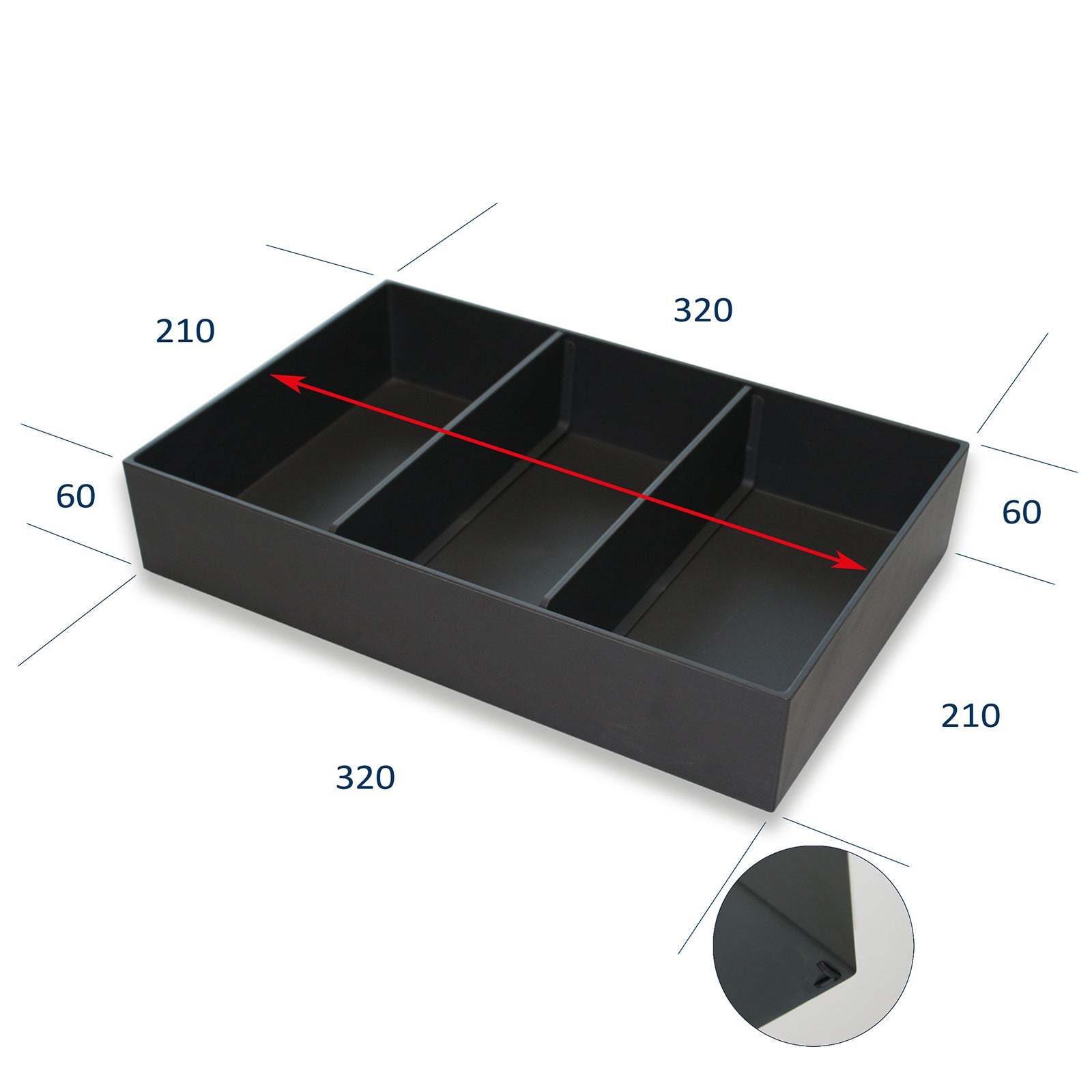Drawer insert cosmetics insert COMBI