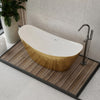 Freestanding bathtub SIENA - Gold Effect sanitary acrylic